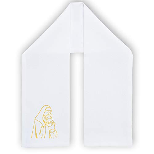 Promo - Étole Écharpe de Baptême Personnalisée, Personnalisable en Flocage