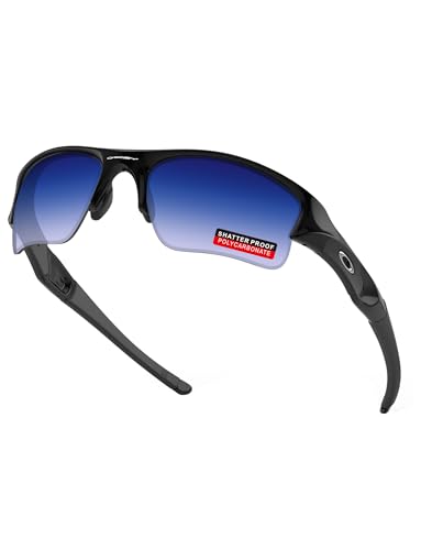 Image of PRO+ Polycarbonate Replacement Lenses & Rubber Kits /Nose Pads for Oakley Flak Series Sunglasses
