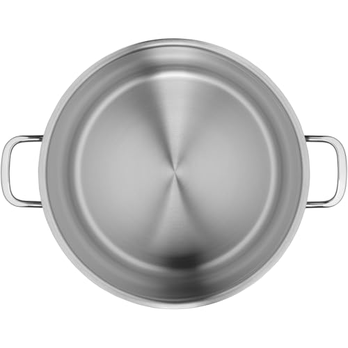 Foto von Silit Gemüse- Suppentopf Induktion 28cm, Glasdeckel, Topf 12l hoch, Edelstahl poliert, Topf groß Induktion, unbeschichtet, backofengeeignet