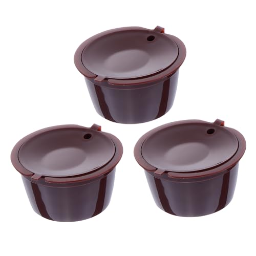 TOBBOMEY 3 piezas Filtros para Cápsulas de Café Reutilizables Compatibles con Gusto de Unidades de Malla Fina y Duradera Accesorios para Filtrado Seguro y Fácil Limpieza