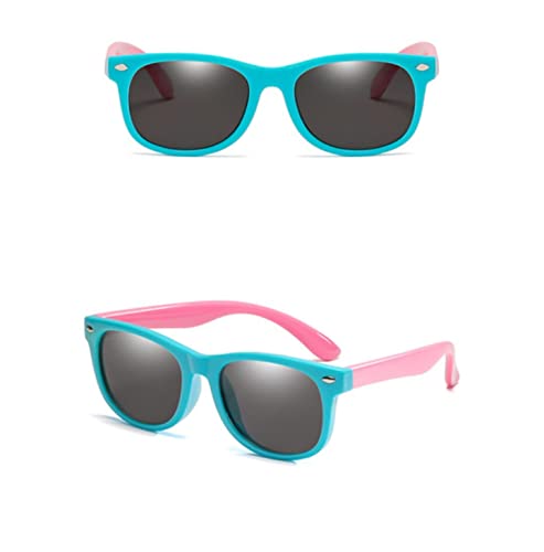 Óculos de sol kids - Oculos de sol infantil de 02-12 anos Dobravel flexivel uv400 com caixinha (verd