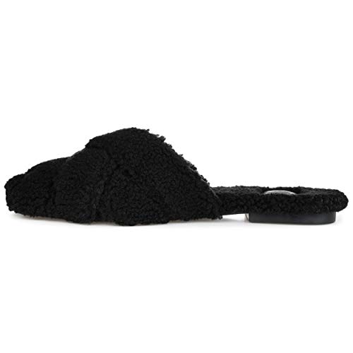 Journee Women's Faux Fur Sereena Slippers2