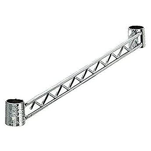 Quantum Storage Systems Food Service Wire Shelving 18in Hang Rail Chrome