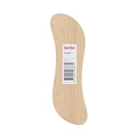 Sorbo S-Bürste – Handbürste aus Holz – Mit Unionborsten – Ergonomisch geformt – Für groben Schmutz – Ideal für Haushalt, Werkstatt, Garten – Langlebig & griffig