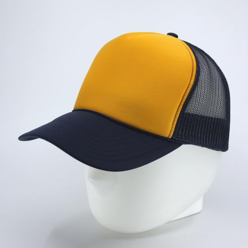 Image of The Vintage Year High Crown Foam Mesh Camouflage Trucker Hat Baseball Cap