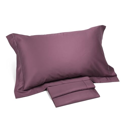 Caleffi - Completo Letto Matrimoniale in Raso Composto da Lenzuola Matrimoniali Cotone 100% 240x285 + 1 Lenzuolo con Angoli Matrimoniale Coprimaterasso Sotto 180x200 + 2 Federe Cuscino Letto 50x86