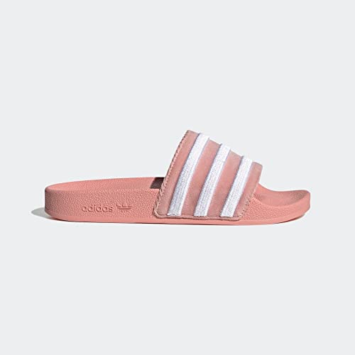 Image of adidas Womens Adilette Slide Casual Sandals Casual - Orange