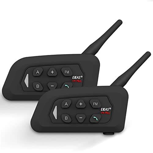 EJEAS V4 Plus Motorcycle Bluetooth Intercom (2 Pack)