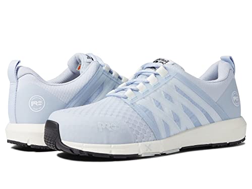 Image of Timberland PRO Radius Composite Safety Toe Sneakers for Women - Anti-Fatigue Technology - HoverSpring Foam Blue /Ice /Green 9.5 C - Medium