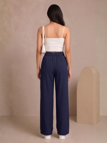 Image of Womens NS Lycra Korean High Waist Straight Pants