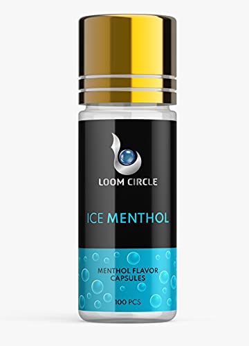 Loom Circle lot de 100 billes de cigarettes de qualité A+ supérieur aroma menthol écologique (avec applicateur) - Capsule parfumé à la menthe, filtres fraicheur - Image 5