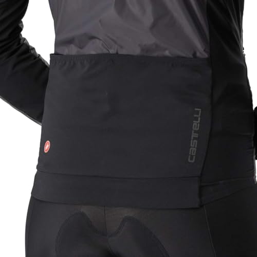 Castelli Alpha Flight RoS W Jacket-Light black/Black reflex-S, Small