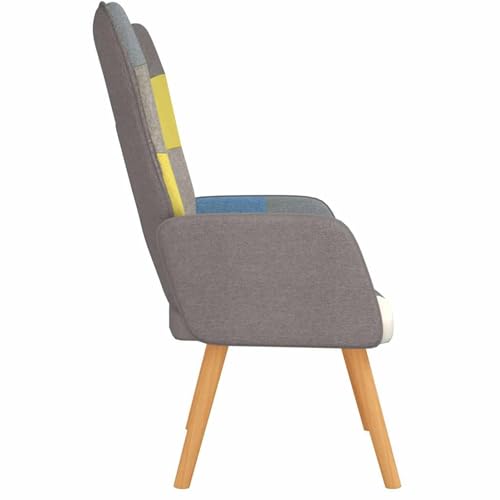 Chaises d'extérieur confortables en patchwork gris pour la terrasse - 6