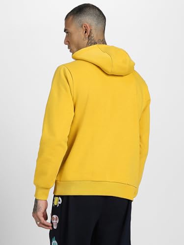 Image of Veirdo 280 GSM Cotton Fleece | Hooded Neck Full Sleeve | Regular Fit Sweatshirt | Solid Hoodie for Men | Sizes: S to 3XL