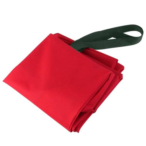 TOPBATHY Saco de armazenamento para árvore de Natal bolsa de Natal com fecho de correr para árvore de Natal com alças (vermelho)
