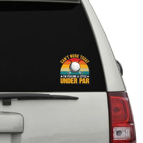 Image of KCD Funny Golf Stickers 10 Humorous Designs, 5-Inch Vinyl Decals Perfect for Cars, Golf Carts & More
