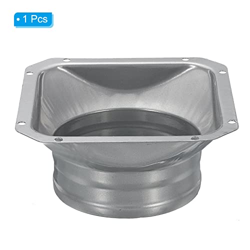 Conducto de aire para calefacción y refrigeración con brida PATIKIL de metal 4