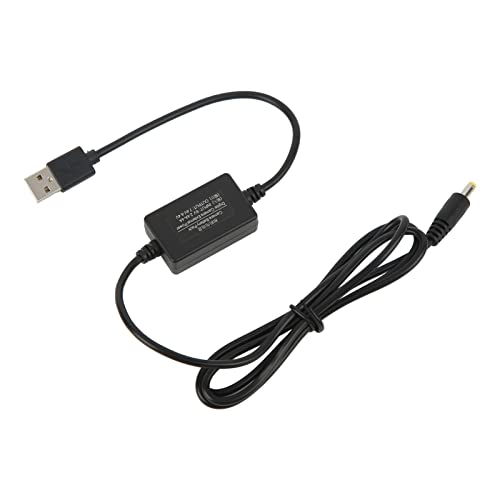 Keenso Cable de Alimentación Convertidor de Voltaje Elevador para Altavoz de Lámpara de Escritorio de Cámara, Cable USB de 5 V a de 8 V de 1,2 M con Protección de Chip Premium, Ideal para (DC4017)