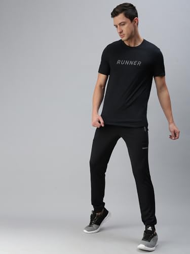 Image of Macroman M-Series Men's Lightweight Active T-Shirt in Soft Polyester with UV Protection, Sweat-Wicking Technology, and Reflective Details
