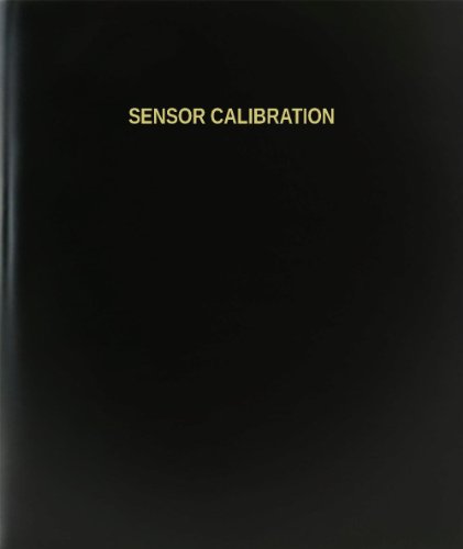 BookFactory Sensor Calibration Log Book/Journal/Logbook - 120 Page, 8.5''x11'', Black Hardbound (XLog-120-7CS-A-L-Black(Sensor Calibration Log Book))