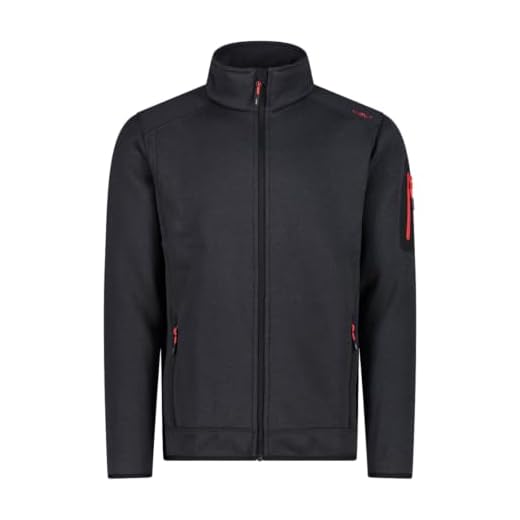 CMP Hombre Chaqueta, Antracite-Ferrari, 50