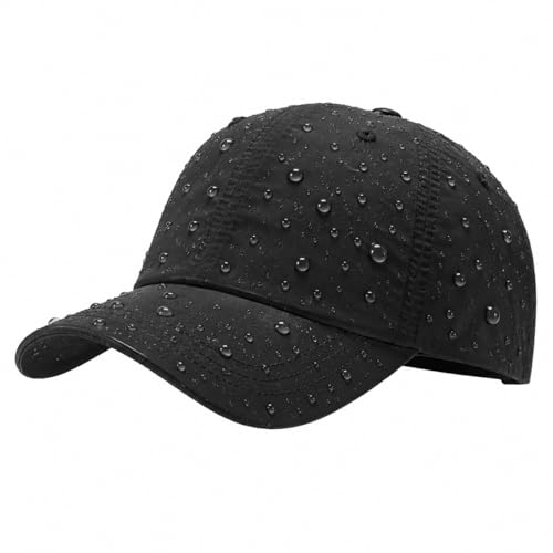 Image of Waterproof Baseball Cap Breathable UPF50+ Caps for Men Women Outdoor Sport Adjustable Rain Quick Dry Hat