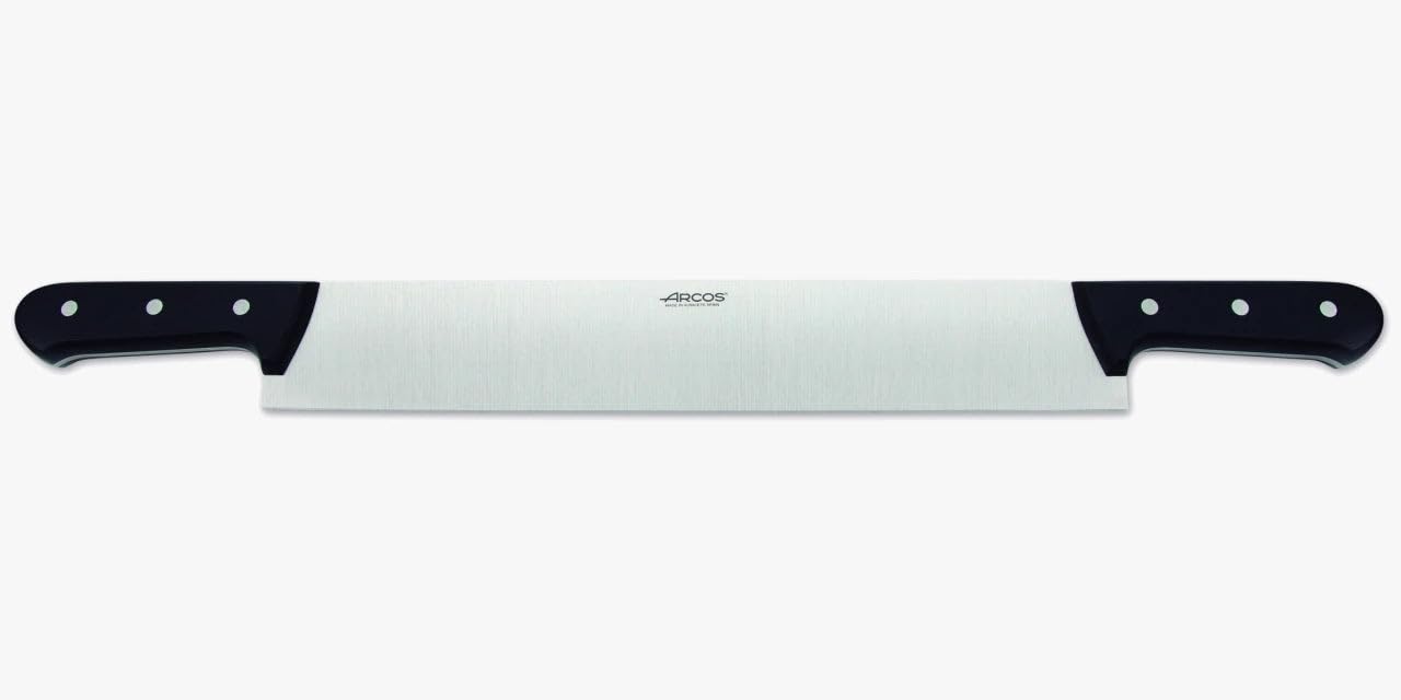 Arcos Nóż do sera, 40 cm, ze stali nierdzewnej Nitrum i ostrze 400 mm, 1150 gr, ergonomiczny uchwyt z polioksymetylenu POM, seria uniwersalna, kolor czarny
