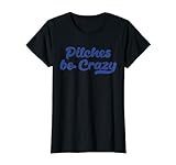 Photo Gallery pitches be crazy softball girl summer baseball tee donna maglietta Photo Gallery pitches be crazy softball girl summer baseball tee donna maglietta