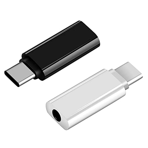 Doabayun 2PCS Type-C  3.5mm WbN Ro[^[ Cz I[fBI A_v^[ P[u ^Cv USB C  3.5mm X wbhtH Aux P[u A_v^[