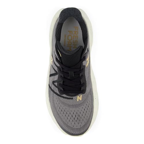 New Balance New Balance Women's Fresh Foam X More V4 Running Shoe, Black/Dolce/Castlerock, 7.5 M