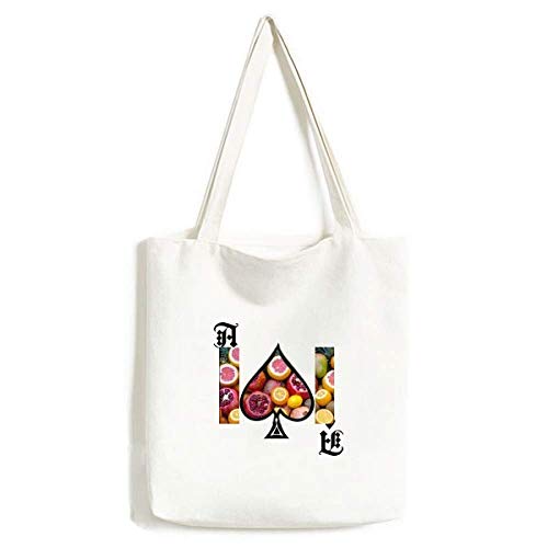 Sac à main fruits tropicaux lavable parfait pour vos sorties d'été au marché