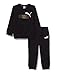 PUMA Unisex Baby Minicats ESS Crew Jogger FL Jogginganzug, Black-Porzellan, 74