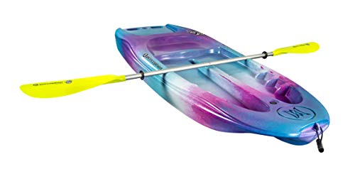 Image of Perception Kayaks Hi Five | Sit on Top Kids Kayak for Kids up to 120 Lbs.| Youth Kayak with Paddle
