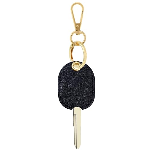 Image of Leather Keys Sleeve for Broken Car Key Loop Replacement - Cute Keychain Cover - Protector, Holder for Men & Women