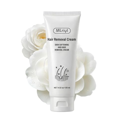 Mlriyl Body Hair Removal Cream for Women, Painless & Fast Acting for Legs, Bikini Line & Underarms,...