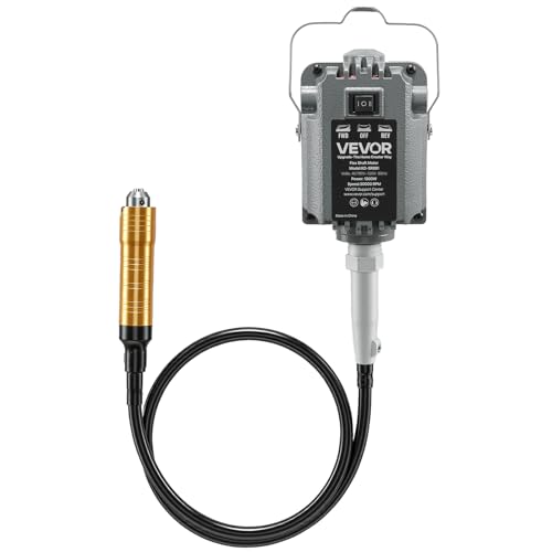 VEVOR Amoladora de Eje Flexible 1200 W 30.000 RPM, Herramienta Rotativa Eléctrica de Eje Flexible, Amoladora Colgante con Control de Pedal, Kit de Accesorios de 112 Piezas para Lijar, Pulir, Cortar - imagen 9