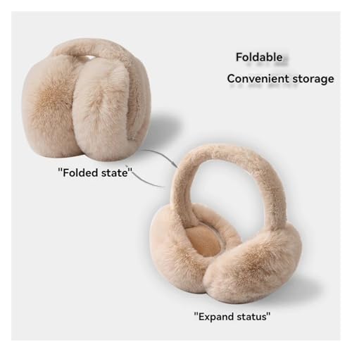 Cache-oreilles chauds d'hiver pliable aux finitions soignées premium