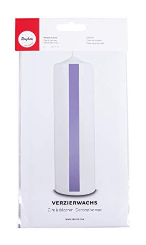 Rayher Wax Foil 20 x 10 cm, Lilac