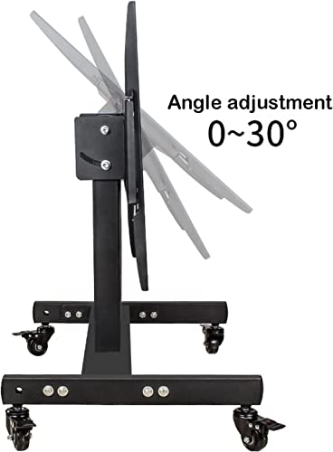 Soporte móvil para TV, altura baja, ruedas, 32-75 pulg. miniatura 4