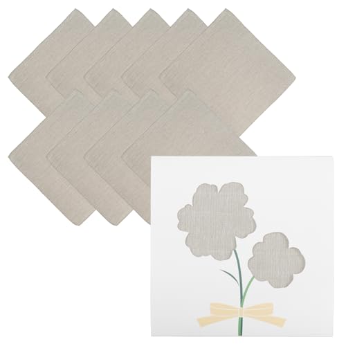 オルタ(oruTa) ガーゼハンカチ 10枚セット tsutsumi 花パッケージ プチギフト 贈り物 個包装 お配り 日本製 お祝い 母の日 綿100% 25×25cm グレー