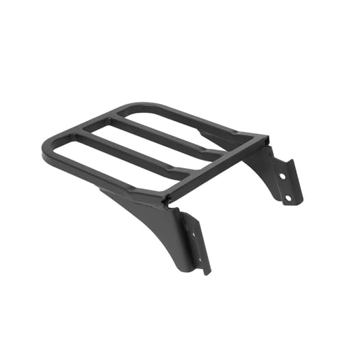 ハーレ& スポーツスター XL 04-17 ダイナ 06-17 ソフテイル 84-05 フラッシュ FLSTC LSTSC 06-17 バイク用 リア シシーバー バックレスト ラゲッジラック キャリアシェルフ