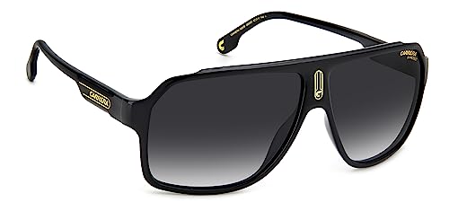 Carrera Men's 1030/S Rectangular Sunglasses, Black/Gray Shaded, 62mm, 11mm3