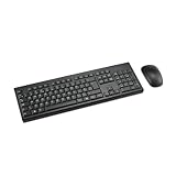 Contenu de la livraison : 1 ensemble de bureau sans fil Kensington KM150 EQ, souris Quite-Click (récepteur nano USB-A offrant une connexion sans fil fiable de 2,4 GHz) ; compatible avec Windows et macOS, garantie limitée de 3 ans incluse, noir (K75562UK)
