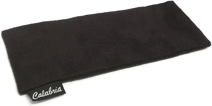 Calabria C-347 Spring Top Squeeze Eyeglasses Case Chamois Soft Glasses Holder Pouch Anti-Scratch Clean Lenses Sunglasses Bag
