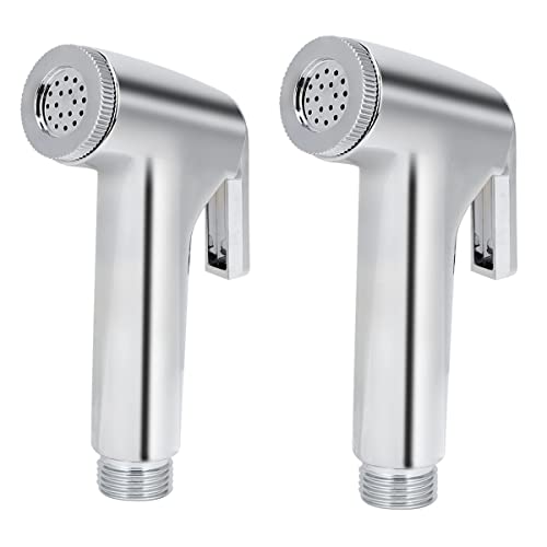 Image of BATH GURU Conti ABS Health Faucet for Bathroom Toilet, Pack of 2, Chrome