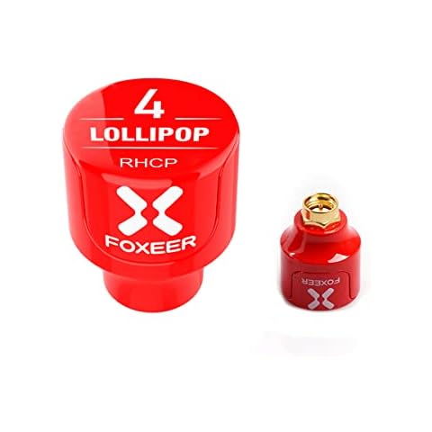 2pcs FOXEER FPV Antenna Lollipop 5.8GHz RHCP 2.5Dbi Stubby Antenna SMA for FPV Racing Drone Fatshark Goggles TX RX Cover