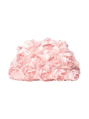 Image of Verdusa Women's 3D Flower Clutch Evening Bag Floral Purses Party Prom Handbags