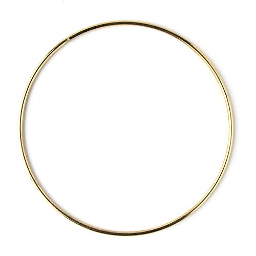 Cousin DIY Gold Metal, 10 inch Diameter Craft and Macrame Ring