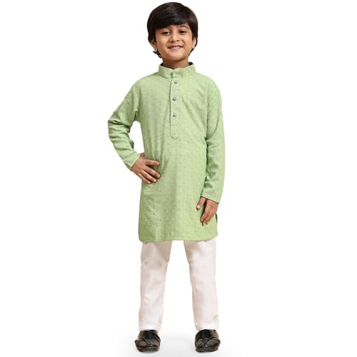 Image of Pro-Ethic Style Developer Boys Cotton Kurta Pajama For Kid's Ethnic Wear | Cotton Kurta Pajama (S-227)