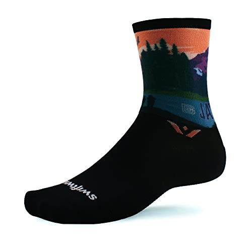 Swiftwick VISION SIX Parks Edition Running & Cycling Socks